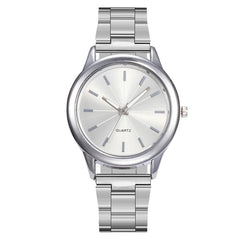 Modern Fashion Mesh Stainless Steel Bracelet Casual Wrist Watch for Woman Quartz