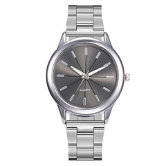Modern Fashion Mesh Stainless Steel Bracelet Casual Wrist Watch for Woman Quartz
