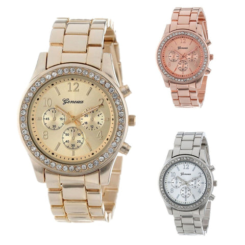 Classic Luxury Rhinestone Watch