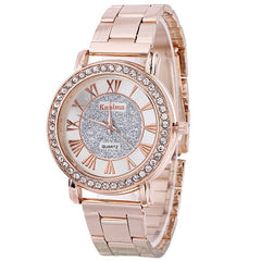 Diamond-inserted Large Watch Disk For Women's Alloy Watches