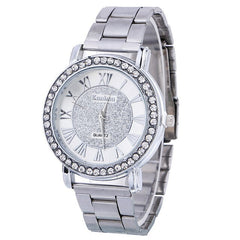Diamond-inserted Large Watch Disk For Women's Alloy Watches